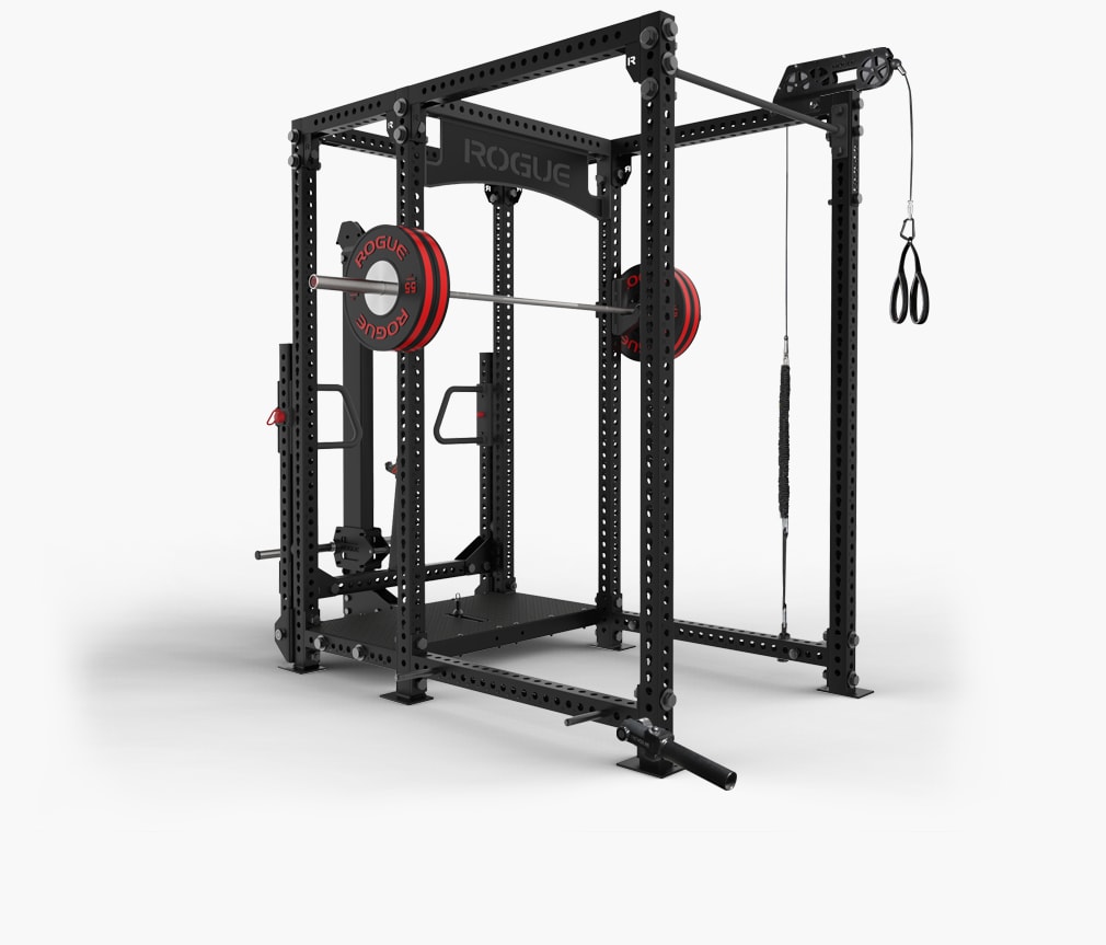 Rogue fitness shop rack attachments